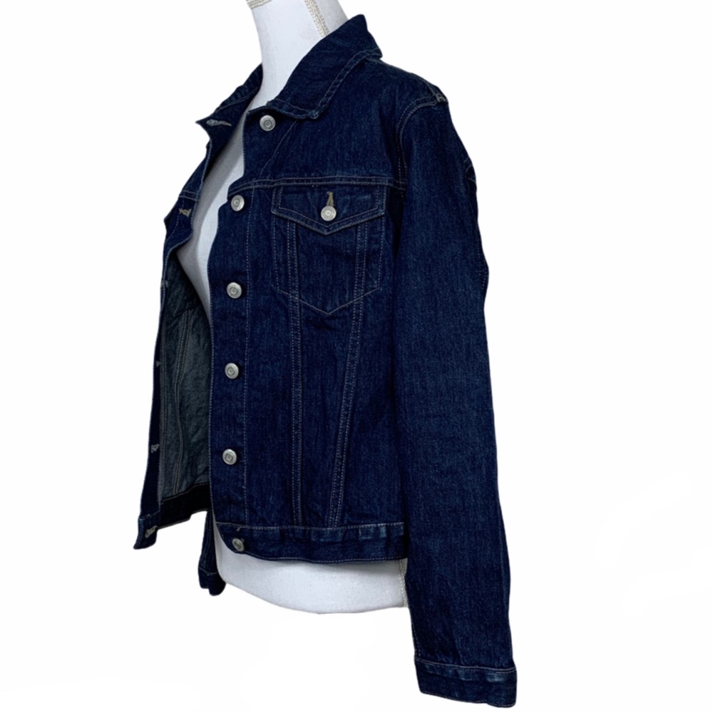 Gap Blue Denim Jacket, Side Medium - image 3